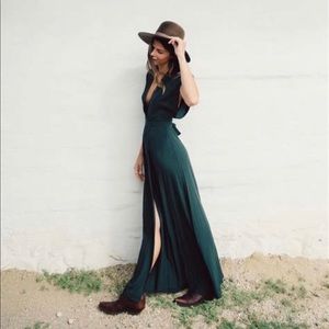 TYSA GARBO DRESS (L)/(3) green NWT